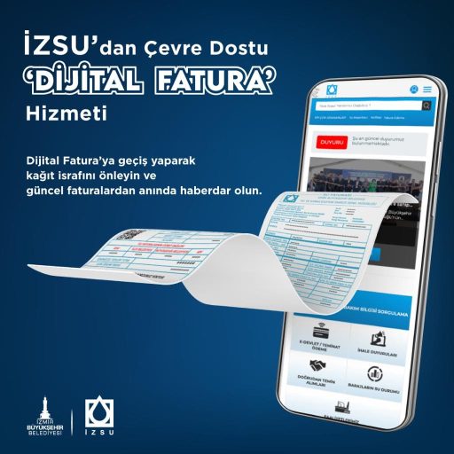İZSU Faturaları e-posta ile gelecek