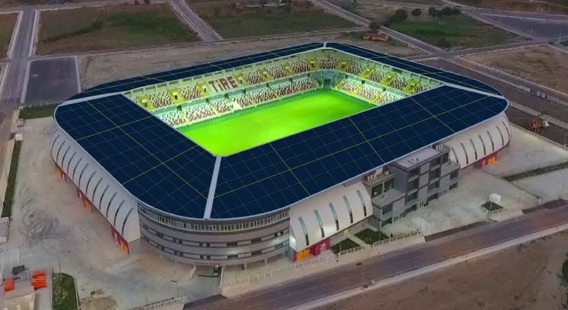 Tire’de stad çatısına güneş enerjisi santrali