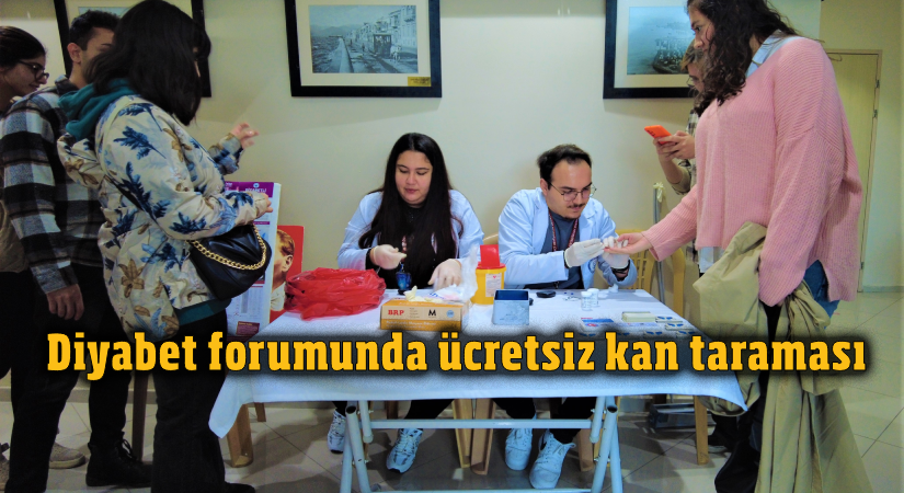 Diyabet forumunda ücretsiz kan taraması
