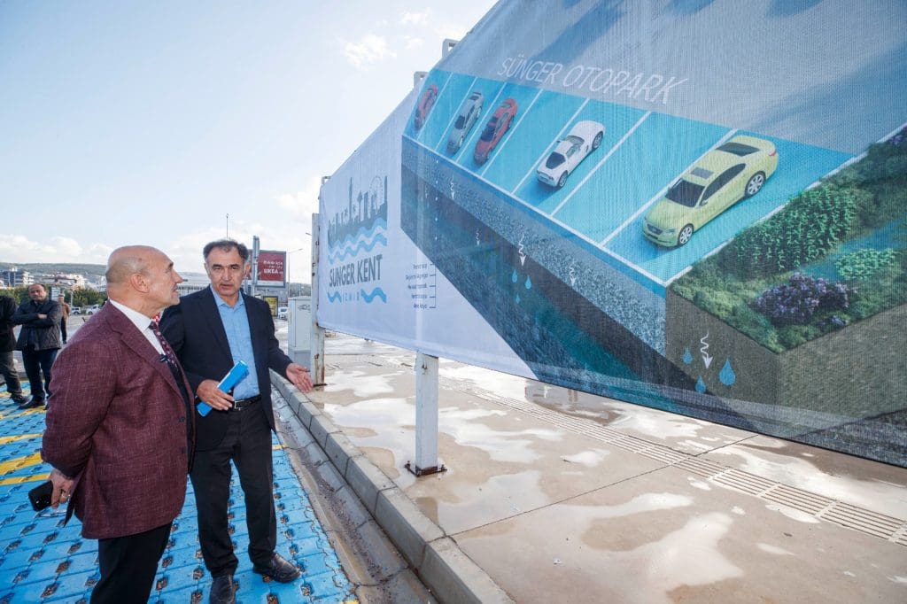 Sünger otoparkı İzmir’de