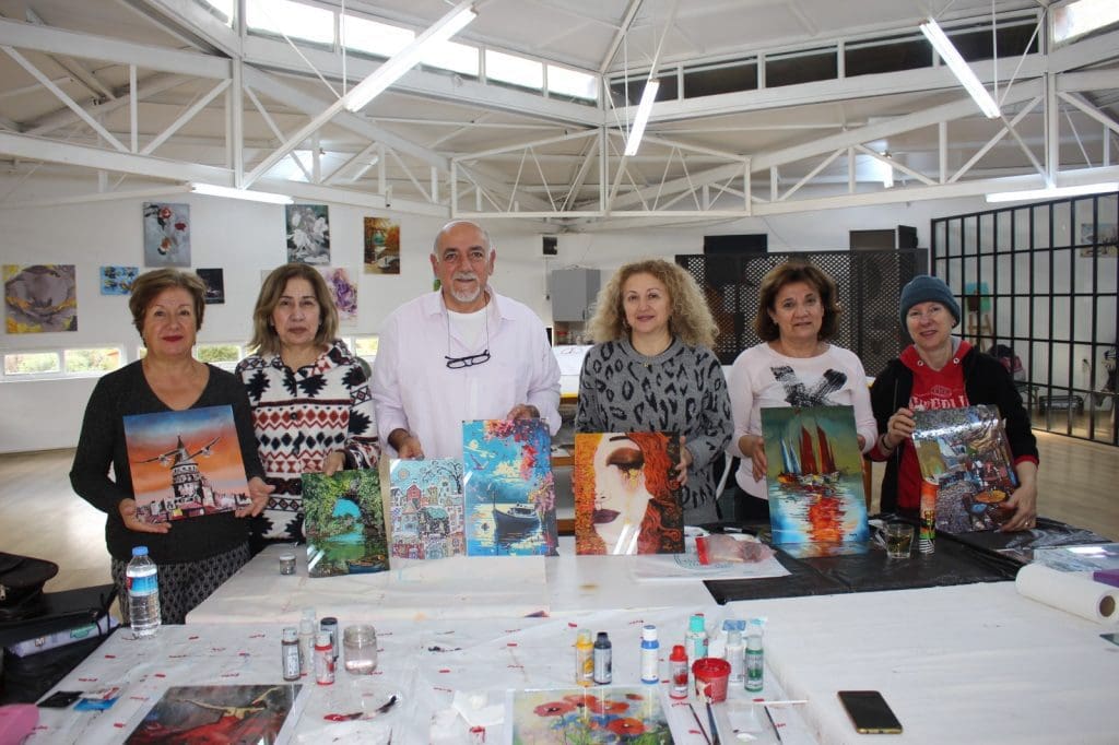 Camaltı boyamaya yoğun ilgi