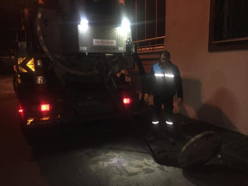 Büyükşehir ve MASKİ Yeni Yılın İlk Saatlerinde de Görev Başındaydı