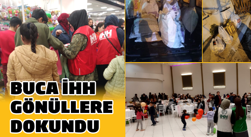 Buca İHH gönüllüleri, gönüllere dokundu