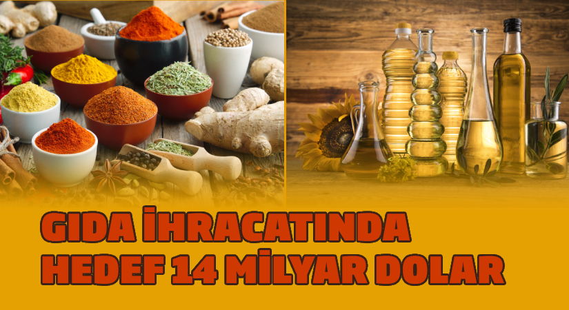 Gıda ihracatında hedef 14 milyar dolar