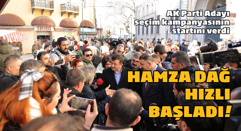 AK Parti Adayı, seçim kampanyası startını verdi.. Hamza Dağ hızlı başladı