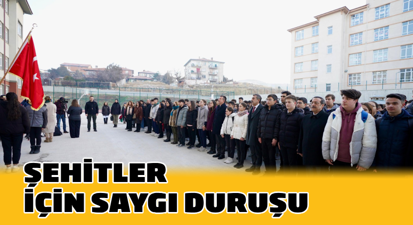 İzmir’de şehitler için okullarda saygı duruşu