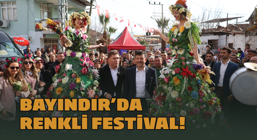 3.Bayındır Turan Nergis ve Kuru Çiçek Festivali Yapıldı