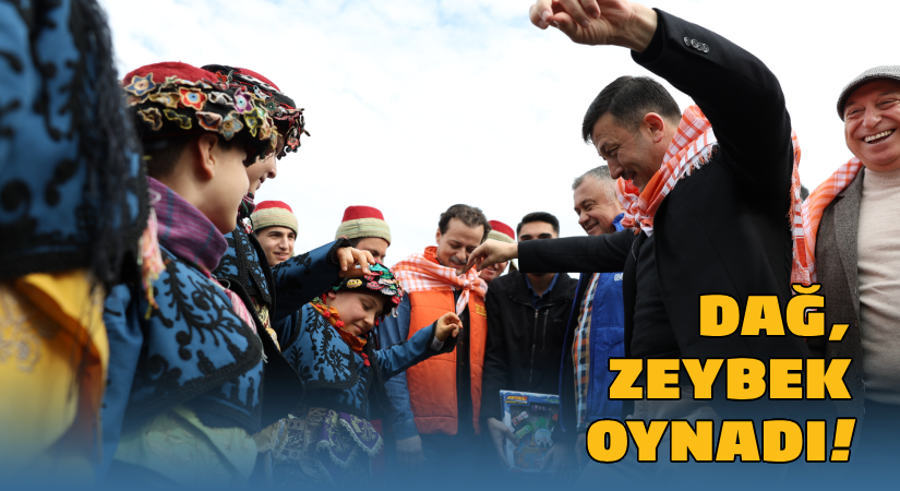 Yerel seçim maratonunun renkli kareleri!  Dağ, Zeybek oynadı