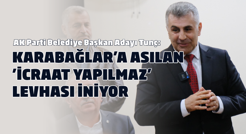 Karabağlar’a asılan ‘İcraat Yapılmaz’ levhası iniyor 