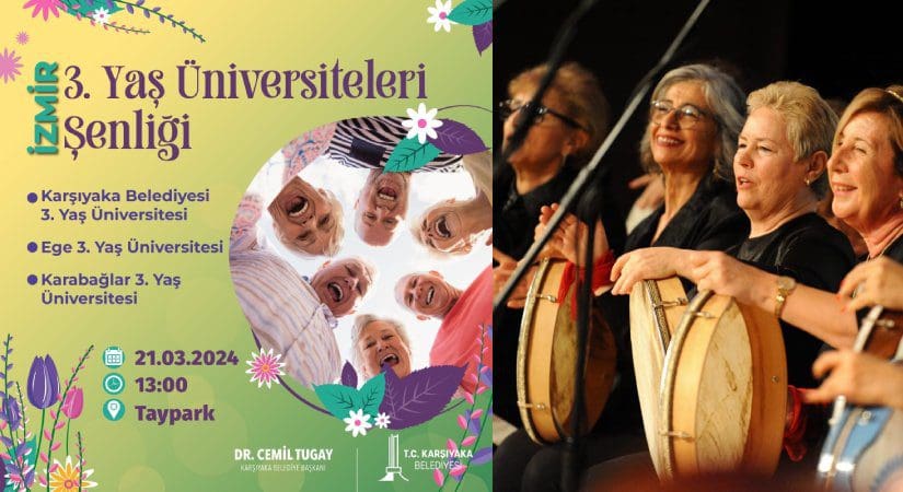 İzmir 3. Yaş Üniversiteleri Şenliği’ne geri sayım başladı