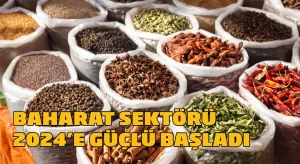 Baharat sektörü 2024’e güçlü başladı