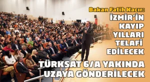 İzmir’in kayıp yılları telafi edilecek;TÜRKSAT 6/A yakında uzaya gönderilecek