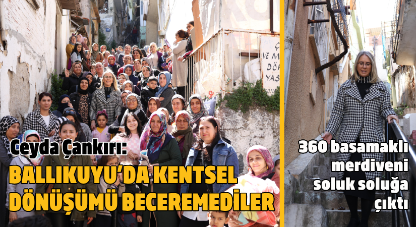 AK Partili Aday Çankırı, 360 basamaklı merdiveni soluk soluğa çıktı