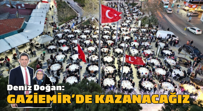 Gaziemir’de meydanın taştığı dev iftar!-Doğan, ’’İnancım tam, başarılı olacağız’’