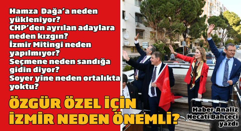 Özgür Özel için İzmir neden önemli?