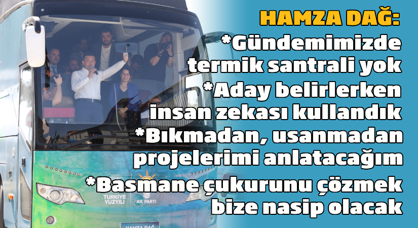 Hamza Dağ:  Gündemimizde termik santral yok