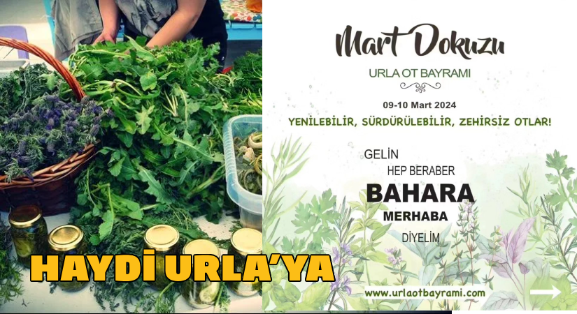 Mart Dokuzu Urla Ot Bayramı 11. Kez düzenleniyor