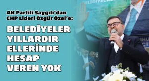 ‘’Merkezi idareyi ve Cumhur İttifakı Belediyelerini karalamaktan öteye gidemiyor’’