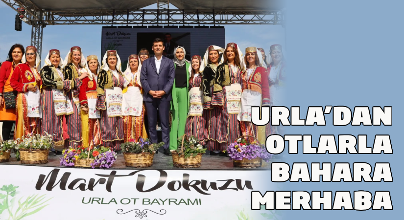 Urla’dan bahara otlarla “Merhaba”