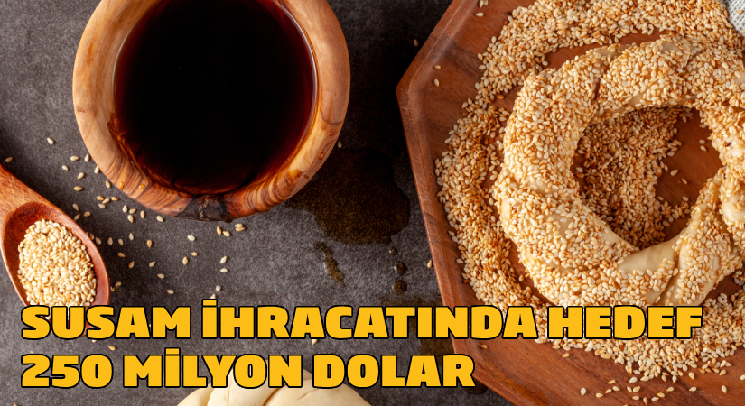 Türkiye susam ihracatında 250 milyon dolar hedefliyor