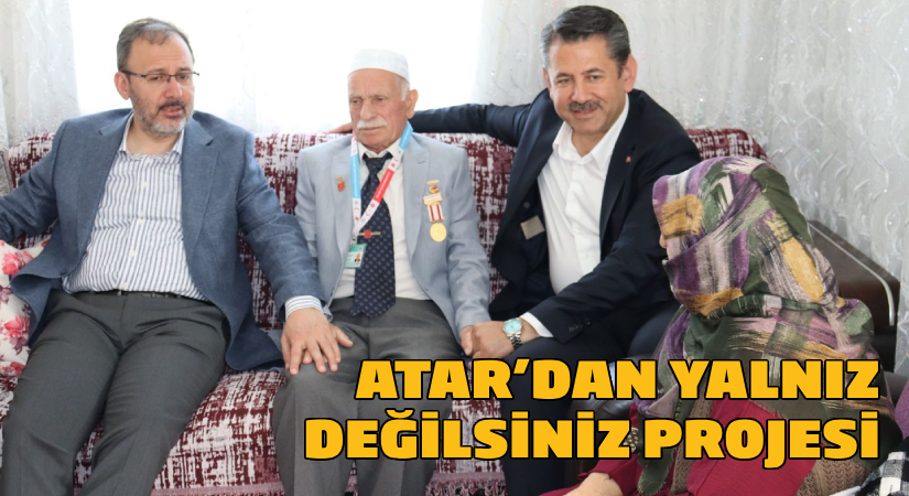 Başkan Adayı  Atar’dan Kemalpaşa’da ‘Yalnız Değilsiniz’ Projesi