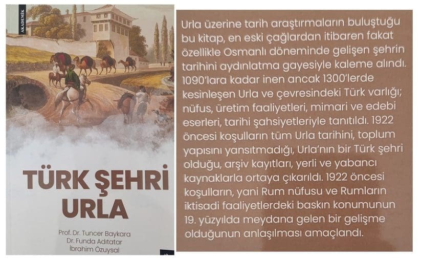 Türk Şehri Urla kitabı çıktı