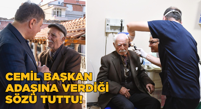 Kulakları duymayan 86 yaşındaki Cemil Amca tedavi oldu
