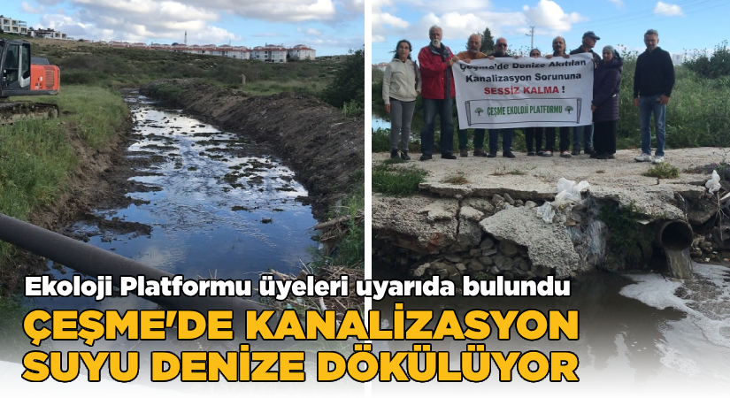 Şifne’de denize dökülen kanalizasyon sularına dur demeyecek miyiz?