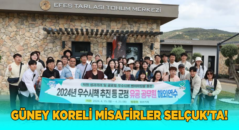 Güney Koreli misafirler Selçuk’ta Yaşam Köyü’nü gezdi