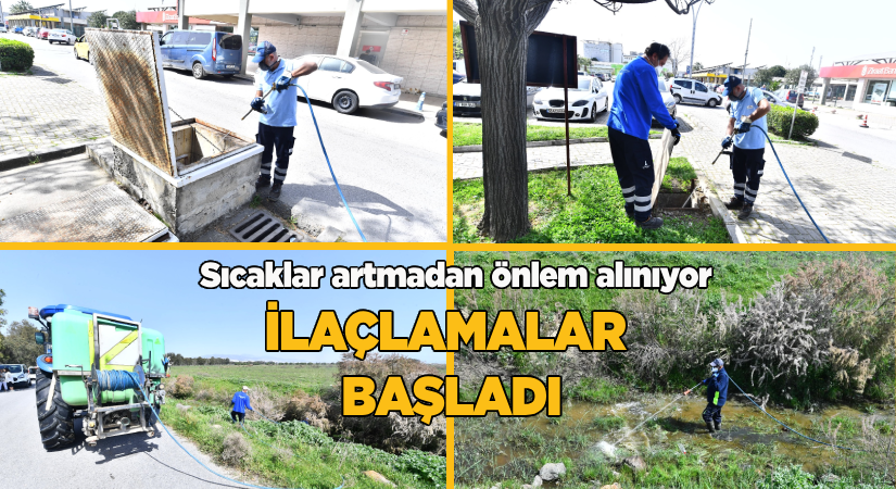 Yaz gelmeden tedbirler alınıyor-İlaçlama çalışmaları başladı