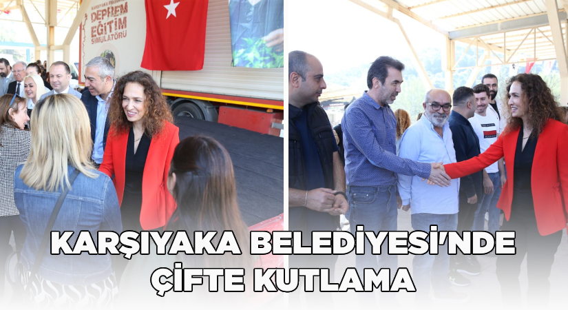 Karşıyaka’da seçim ve bayrama çifte kutlama