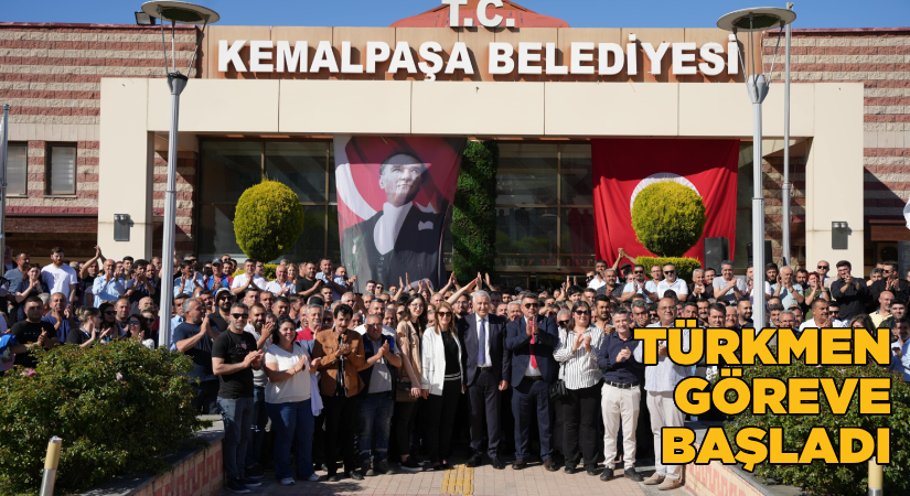 Başkan Türkmen göreve başladı