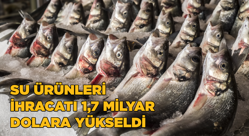 Su ürünleri ihracatı 1,7 milyar dolara yükseldi