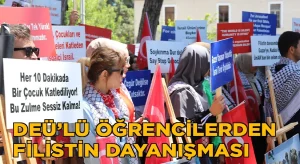 DEÜ’lü Öğrencilerden Filistin Dayanışması