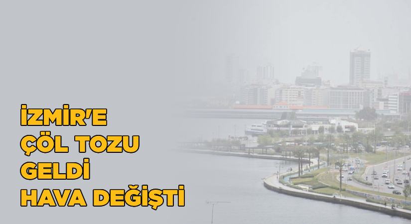 Çöl tozu geldi, hava grileşti