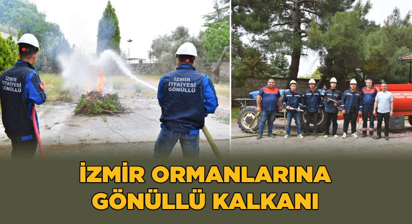 İzmir’in ormanlarına gönüllü kalkanı