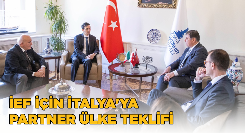 Başkan Tugay’dan 93. İEF için İtalya’ya partner ülke teklifi