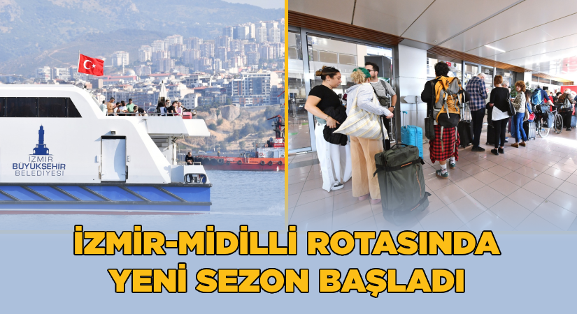 İzmir – Midilli rotasında yeni sezon  başladı 