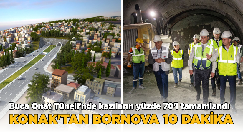 Buca-Bornova Tüneli’nde kazıların yüzde 70’i tamamlandı