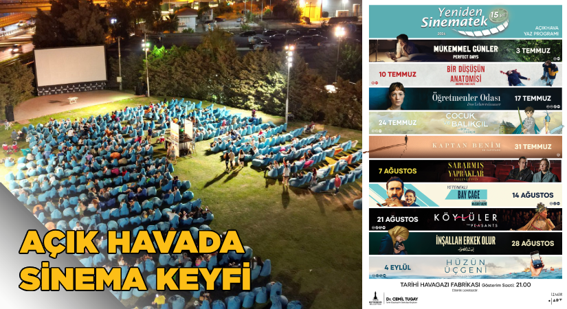 Açık havada sinema keyfi başlıyor
