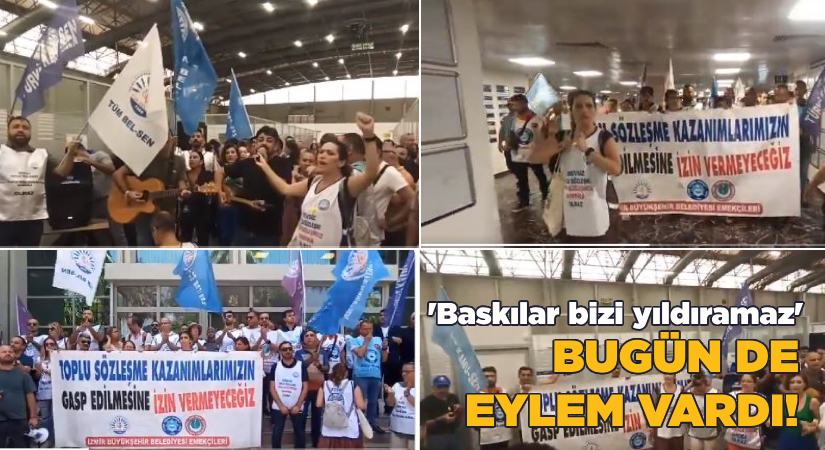 Bugün de eylem vardı! ‘Baskılar bizi yıldıramaz’
