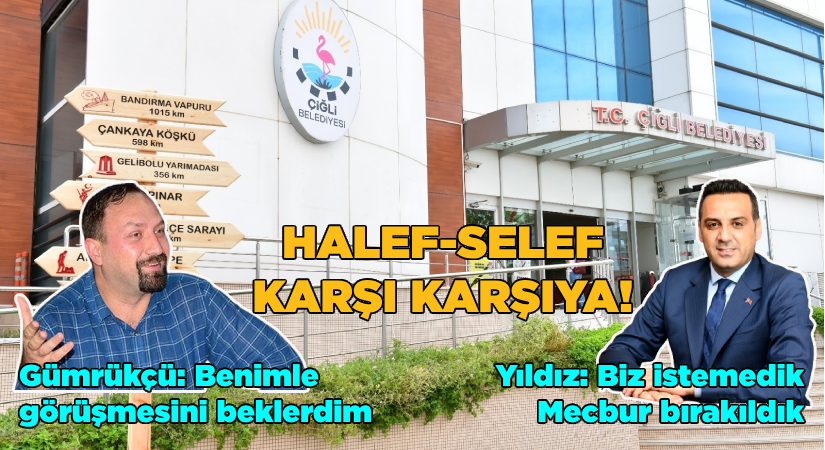 Çiğli’de halef-selef karşı karşıya