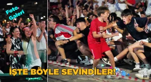 İzmirliler Millilerin başarısına böyle sevindiler