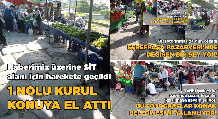 Eşrefpaşa Pazaryeri’nde inceleme başlatıldı