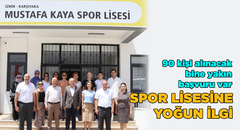 90 kişinin alınacağı spor lisesine bine yakın başvuru