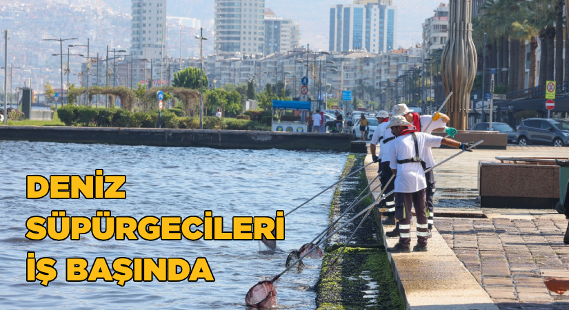 Son altı ayda 380 ton atık toplandı-Deniz süpürgecileri iş başında