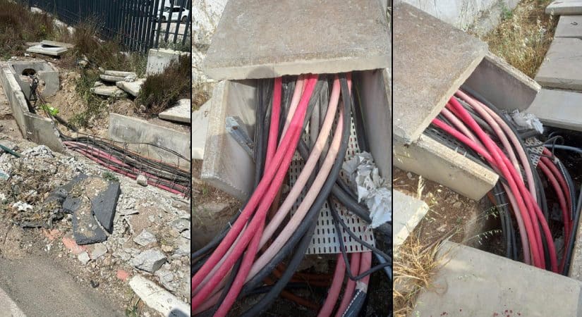 İTOB-OSB’de elektrik kabloları orta yerde-Tehlikeye davetiye!