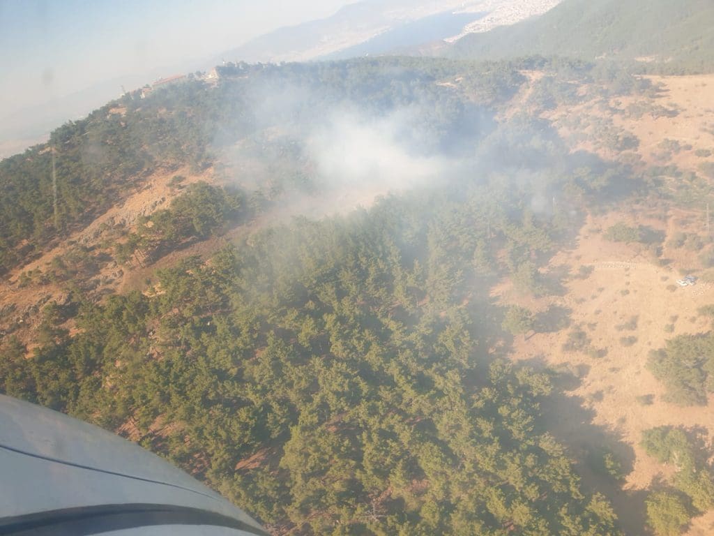 Kavacık’ta orman yangını kontrol altına alındı