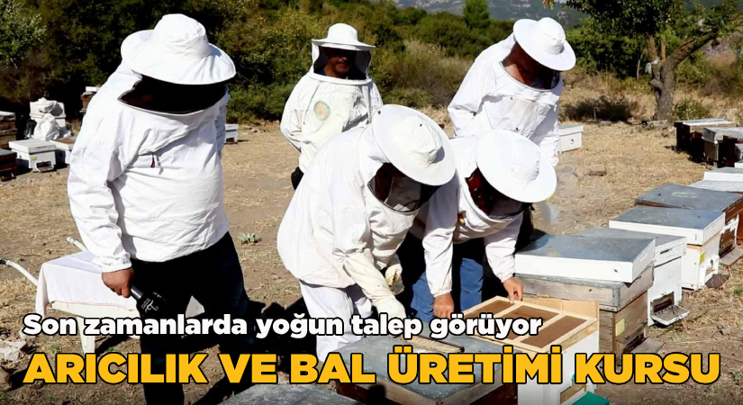 Bayraklı’da arıcılık ve bal üretimi kursu
