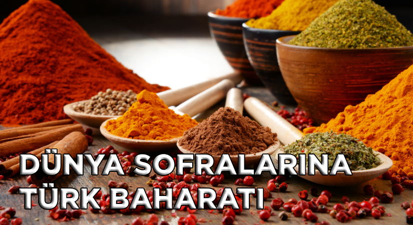 Dünya sofralarını Türk baharatları lezzetlendirdi